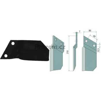 Pracovní nůž Frézovací nůž pro Dondi, 60/12,5/210 mm