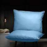 Classic péřový polštář modrý 50 x 70 cm