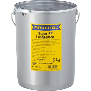 Plastické mazivo RAVENOL SUPER EP-LANGZEITFETT 5KG (Plastické lithné mazivo s EP přísadou)
