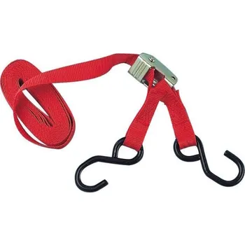 Těsnění pro motocykl upínací popruhy na zavazadla na motorku s pogumovanými háčky, délka 500+20 cm