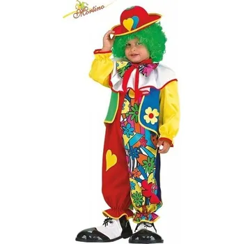 Karnevalový kostým MORTINO GR Dětský kostým Klaun Tombo Deluxe 104 cm - 4 roky