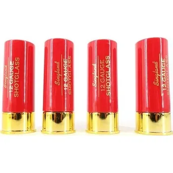 Příslušenství pro sportovní střelbu 4ks 40ml panáků - červené 233R