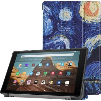 Příslušenství pro tablet VSECHNONAMOBIL 54288 ART Zaklápěcí obal Amazon Kindle Fire HD 10 2019 / 2017 (9. generace / 7. generace) STARRY SKY