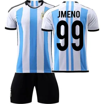 Fotbalový komplet Argentina s vlastním jménem Velikost: M