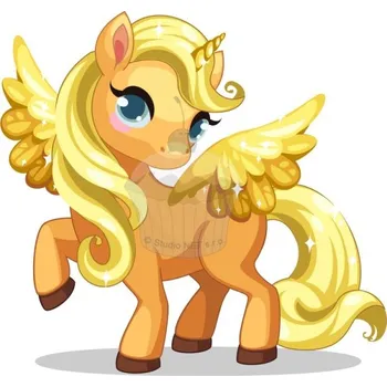 Jedlá dekorace na dort Caketools Jedlý papír "jednorožci 14" - A4