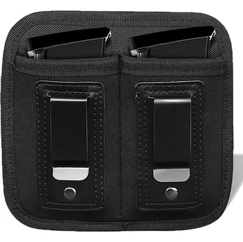 Příslušenství pro sportovní střelbu Pouzdro na 2 pistolové zásobníky - černá 017Ac