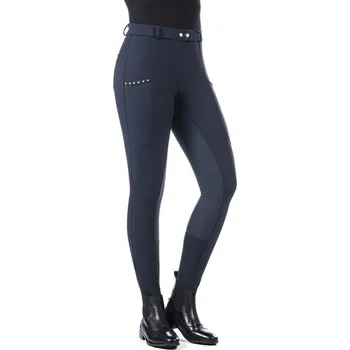 Jezdecké kalhoty HKM Rajtky Monaco HKM, s gripem, zimní, dámské, deep blue 34