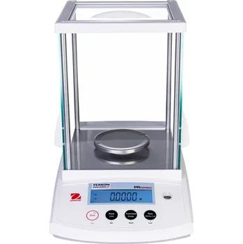 Průmyslová váha Váhy analytické Ohaus série PR, Model: PR224M, Vážní deska [mm]: průměr 90, Skutečný dílek [g]: 0,0001, Váživost [g]: 220