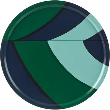 Marimekko Podnos Savanni 65cm, modro-zelený