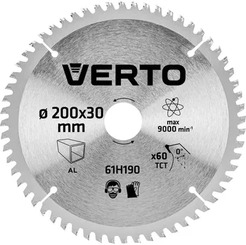 Pilový kotouč VERTO Pilový kotouč 200 x 30 mm, 60 zubů