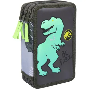 Penál Školní penál Jurský svět Be Fierce
