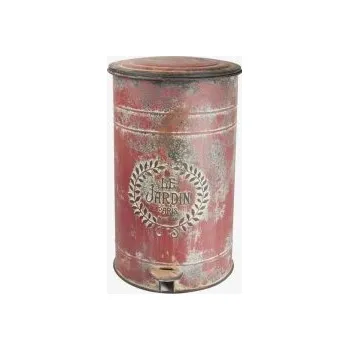 Odpadkový koš Odpadkový koš - červená antiq
