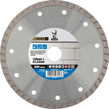 Řezný kotouč Diamantový kotouč ATLAS UNIVERSALTURBO 150x2,6x22,23