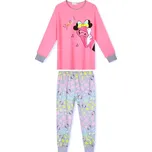 DÍVČÍ PYŽAMO MP1758 Velikost: 98, Barva: Růžová/šedá