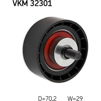 Vratná/vodicí kladka, klínový žebrový řemen SKF VKM 32301