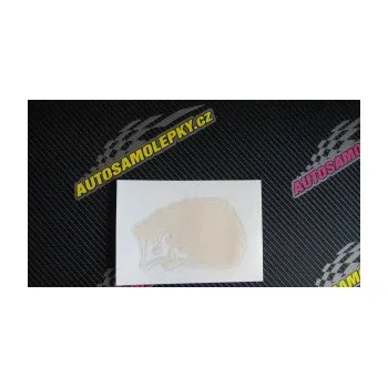 Samolepící dekorace SAMOLEPKA Ježek 002 levá (21 - světle oranžová) NA AUTO, NÁLEPKA, FÓLIE, POLEP, TUNING, VLASTNÍ TEXT, TISK, AUTOSAMOLEPKY.cz, POLEPY, OBRÁZEK, LOGO, SAMOLEPKY