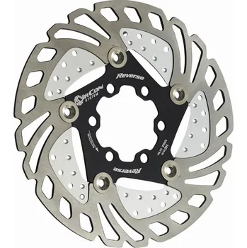 Sport Brzdový kotouč Reverse AirCon 180 mm červený / černý – 6 děr Barva: Black, Velikost: 140 mm