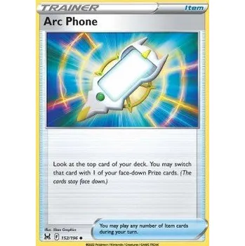 Sběratelská karetní hra Pokémon LOR 152/196 Arc Phone - Lost Origin Stav: Near Mint, Verze: REVERSE HOLO