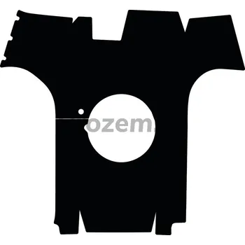 Koberec GRANIT koberec do traktoru Fendt 900 Vario COM3, 800 + 900 Vario SCR (COM4), s motorovou brzdou, rohož do traktoru velur černá