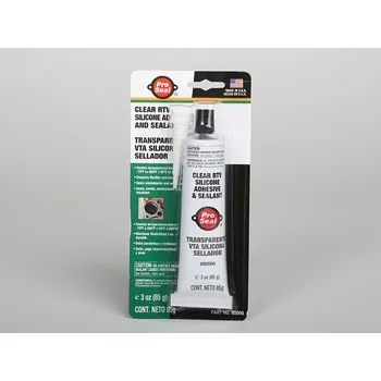 Tmel Clear RTV 85,1g (3oz.) Čirý silikonový lepící tmel