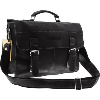 Kabelka Kožená taška pro každý den VOOC vintage; černá SKL