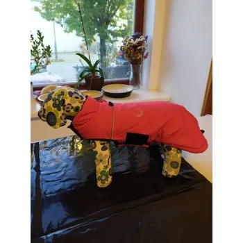 Obleček pro psa Zavinovací pláštěnka DINO růžová, vel. 5 Pes-tex PT