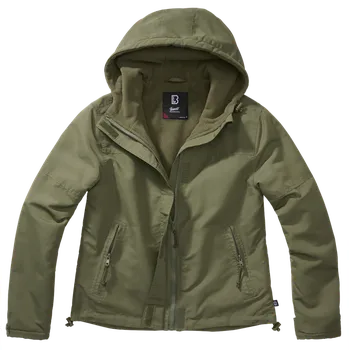 Pánská bunda Bunda Windbreaker Ladies Frontzip olivová XS