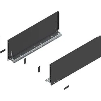 BLUM LEGRABOX pure 770C6002S, sada bočnic výška C, délka 600, karbonově černá