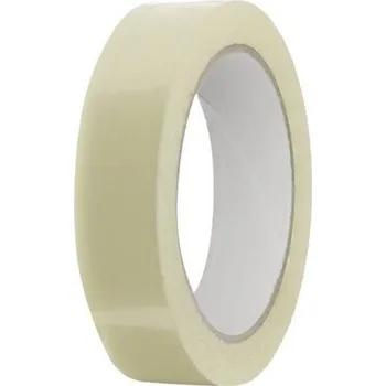 Lepicí páska Lepicí páska transparentní, akrylátové lepidlo, poloviční š.24mm, 40 mic., 66