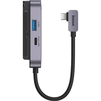 Datový kabel Přepojka / rozbočovač pro Apple iPad s konektorem USB-C - USB-A / USB-C / 3,5mm jack / HDMI - šedá