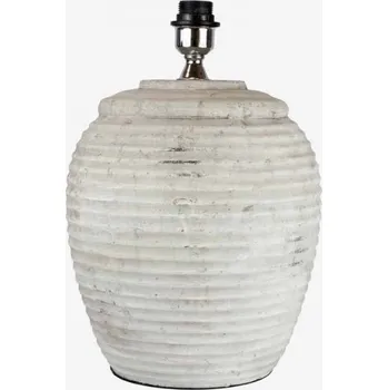 Stojací lampa Střední kameninová lampa bílá - 46cm