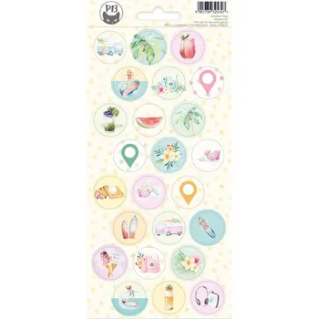 samolepka P13 Samolepky Summer vibes 3 10,5 x 23cm