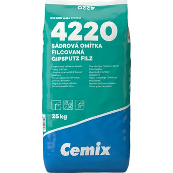 Omítka Cemix 4220 sádrová omítka filcovaná 25 kg
