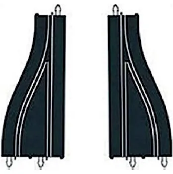 Příslušenství k autodráze SCX Advance Odbočka vlevo a vpravo