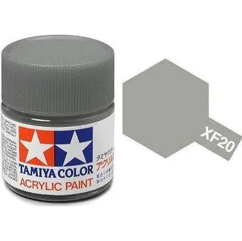 Modelářská barva Akrylová barva Tamiya XF-20 Medium Grey 10ml