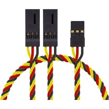 RC vybavení Y-kabel kroucený 15cm JR (PVC)