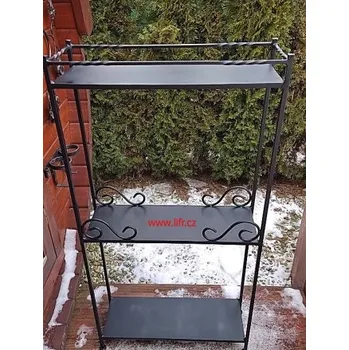 Stojan na květiny Kovaný květinový stolek Sabina