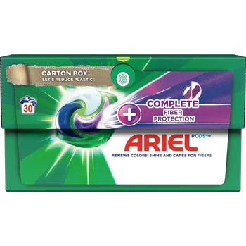 Přípravek na praní Ariel Plus Complete Fiber Protection kapsle na praní