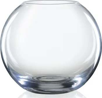 Váza Bohemia Crystal Skleněná váza koule 15 cm