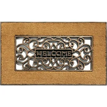 Vopi Rohožka 317 Mathara welcome natural (obdélník a půlkruh) (Varianta: 317 Mathara 002 welcome natural)