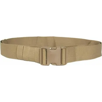 Opasek ARMY QUICK RELEASE béžový (Pánský široký kalhotový opasek pro outdoorové kalhoty, nebo pro pracovní kalhoty do pasu. Opasek je vyroben ze 100% nylonu o délce obvodu až 150cm, který lze libovolně nastavit dle potřeby.)