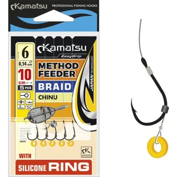 Kamatsu Method Feeder Braid - Chinu - Silicone Ring vel. 8