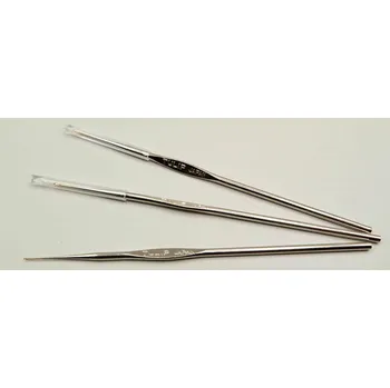 Jehlice Kovový háček na háčkování se zlatou špičkou - TULIP - velikosti 0,4 - 2,1 0,7