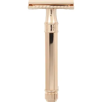 Břitva na holení Edwin Jagger Hexagonal Rose Gold holicí strojek