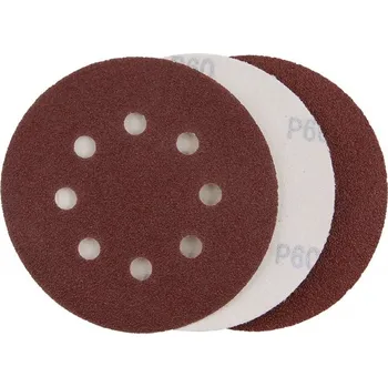 Brusný kotouč Brusný papír výsek na suchý zip 125mm,P60, 8 otvorů, sada 3ks, Festa