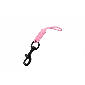 JTLine Karabina černá s růžovou šňůrkou JTLine, 90 mm (typ B) JTL-6259BP