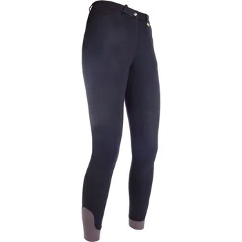 Jezdecké kalhoty HKM Rajtky Kate HKM, s gripem na kolenou, dětské, černé 146