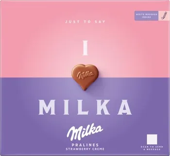 Bonboniéra Milka I Love Milka Strawberry 110 g