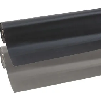 Rohožka Šedá průmyslová rohož Rib ‘n’ Roll - 1000 x 100 x 0,3 cm