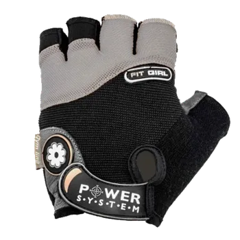 Fitness rukavice Power System Rukavice FIT GIRL PS-2900 šedé - XL